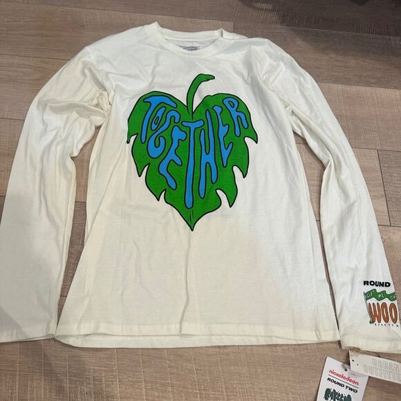 SPONGEBOB SQUAREPANT ROUND TWO RAKEEM MILES LONG SLEEVE T SHIRT NEW SMALL - Picture 1 of 8